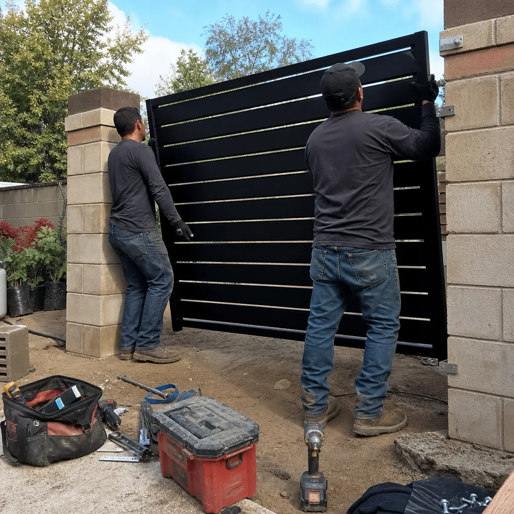 Pedestrian Gate Installation