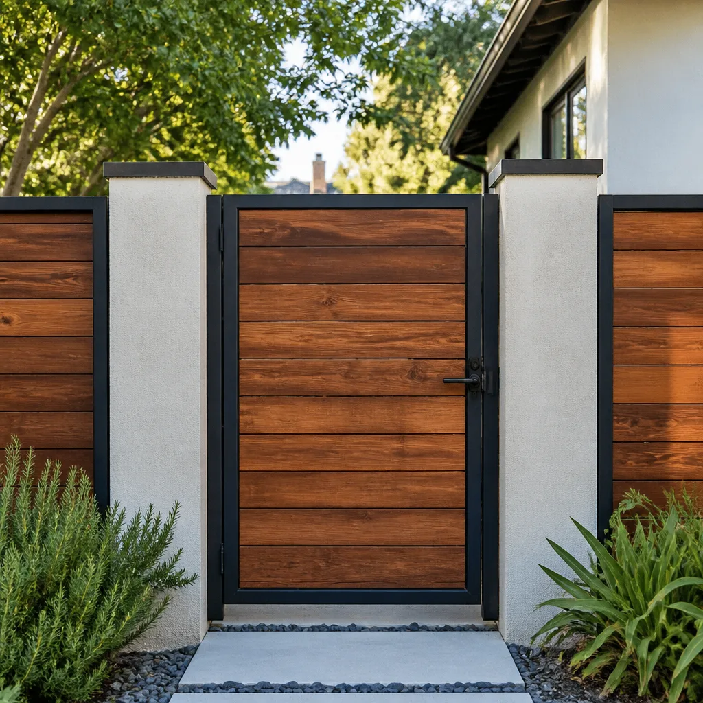 Wood & steel frame